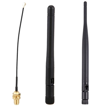 1 Бр 868 Mhz 7dBi RP-SMA Безжична Wifi Антена с Висок коефициент на усилване и 1 Бр 433 Mhz Антена 5dBi GSM RP-SMA Plug Lorawan Антена