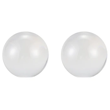2 елемента 60 мм Прозрачен акрил топка, Подаръци за контактни манипулация с топка за жонглиране