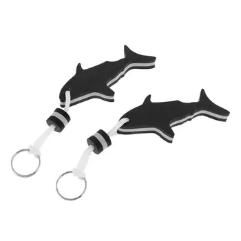 2x Преносим плаващ ключодържател във формата на акула EVA KeyBoat Float