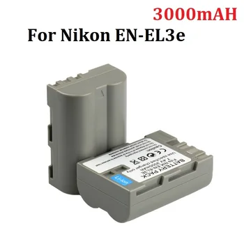3000 ма батерия EN-EL3E ENEL3E Литиево-йонна Батерия EN-EL3e Помещение Bateria 