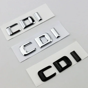 3D ABS Черни Хромирани Букви За Багажник на Кола Mercedes Benz A B C E GLK CLS ML 320 220 250 280 CDI Логото на Емблемата на Стикер Аксесоари