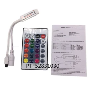 5ШТ Мини 24 клавишите RGB IR Дистанционно Управление за 3528 или 5050 RGB led ленти Малък RGB Контролер Безплатна Доставка