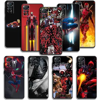 Marvel Venom Герои от Iron man Калъф За Телефон Xiaomi Redmi Note 12 11T 11S 11 10 8 Pro 9 9S 9T 8T за Mi 10 8 9A 9C 10В K40 Shell