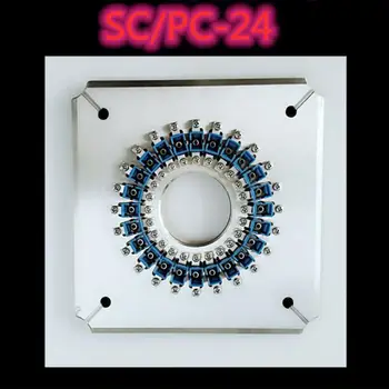 SC UPC-24 Четырехугольный гола носа и горната част на върха с изтичане фитил за смилане на влакната, 24 разпоредби шлайфане диск, инструмент за полиране SC / PC-24