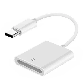 USB 2.0 Type C, USB-C към стандартния адаптер за четене на карти SDXC, SDHC, което е съвместимо с лаптоп Macbook, планшетным телефон.