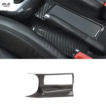 Автомобилни стикери 1БР ABS-пластмаса с шкурка от въглеродни влакна, Декоративна капачка панели на централното управление за Фолксваген VW Golf 6 MK6 2009-2013 г.