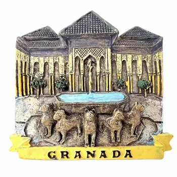Алхамбра, Гранада Испания Магнити За Хладилник Пътуване 3D Паметник на Магнитен Стикер За Хладилник Подарочное Украса на Стаята Collectio