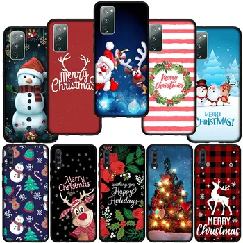 Весела Коледна Елха, Снежен човек, Елен, Калъф за Телефон Xiaomi Poco X3 GT NFC X4 M2 M3 M4 Pro 4G M5 F3 10T 11T 11 12 C3 C40
