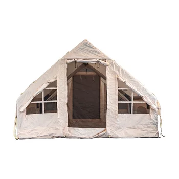 Висококачествен водоустойчив туризъм надуваема палатка, ветрозащитная за семейна почивка на открито, бързо палатка