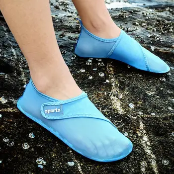 Водна Обувки, Мъжки Бързосъхнеща Плажната Обувки, Дамски Улични Нескользящие Дишащи Водни Маратонки, Обувки за йога бос