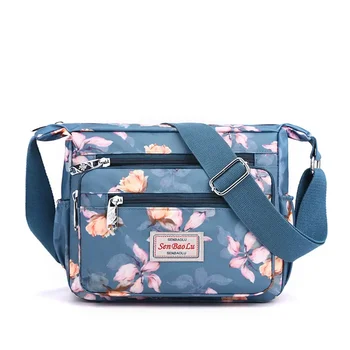 Дамски найлонови торби през рамо, дизайнерски чанти в зимната стил 2024, пътни чанти за жени, малки чанти през рамо дамски чанти-незабавни посланици