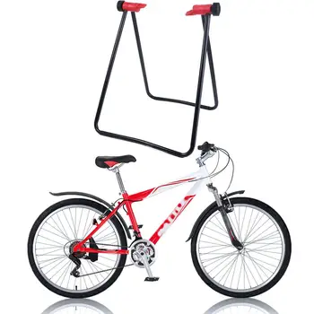 Детайли U-Образна форма Сгъваема парковочная часова алуминиева сплав, Подова поставка за велосипед, Триъгълен Вертикална поставка за велосипед, Скоба за ремонт на главините
