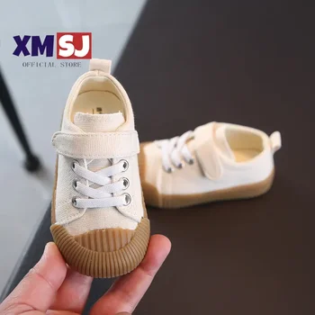 Детска парусиновая обувки 2023, Нови Модни Дишащи Обувки за момичета, Ежедневни Обувки за момчета, Меки Детски Маратонки за деца, Обувки за деца