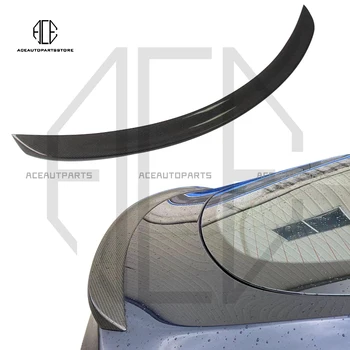 Добър Дизайн, OEM Стил Въглеродни Влакна Утиный Опашката Спойлер Броня За Tesla Model S 2013-2018 Заден Спойлер
