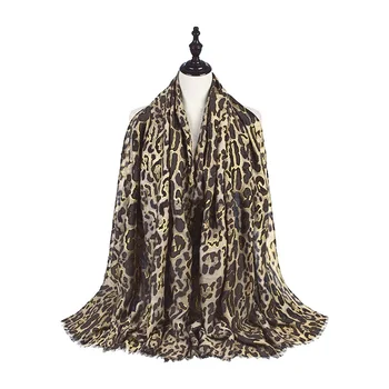 Есенно-зимния Сатен женски шал, Модерен шал с леопардовым принтом полка точки, Дълги Универсални шалове в Европейския и американския стил