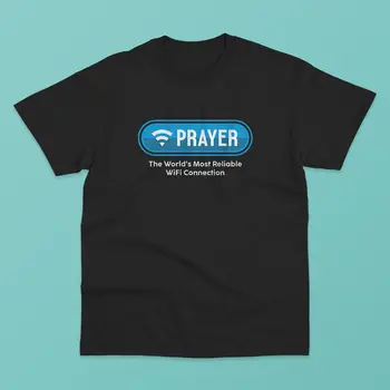 Забавен кристиан католически подарък Молитвен пастор вярата на Мъже, Жени Класическа тениска
