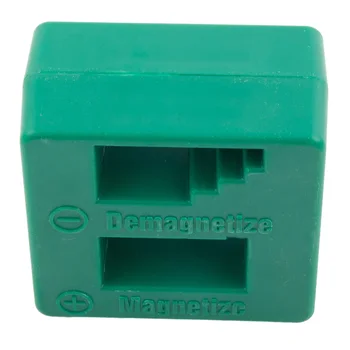 Изпълнявайте работата си правилно с помощта на отвертка-намагничивателя / размагничивателя 2 в 1! Пластмасов Зелен цвят (111 символа)