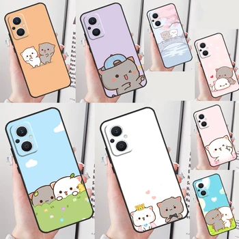 Калъф Peach And Goma Cats За OPPO Reno 8T 2Z 4 5 Z 6 7 8 Lite 10 Pro OPPO Find X2 X3 X5 X6 Pro Нео Lite Cover