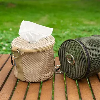 Калъф за съхранение кърпички за къмпинг и пикник, подвесная чанта за съхранение на салфетки за нощуване на открито, разходки, риболов, аксесоари за съхранение при пътуване
