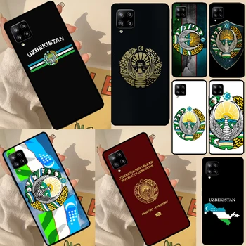 Калъф с емблема на Националния флаг на Узбекистан За Samsung Galaxy A14 A34 а a53 A54 A33 A13 A73 A51 A71 A50 A12 A22 A32 A52 A72 на Корпуса