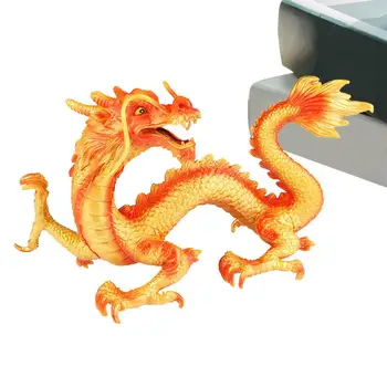 Китайски Дракон Модел Играчки Китайски Коледни Фигурки На Дракони Коледна Статуя На Дракон Митично Създание Играчка Десктоп Украса