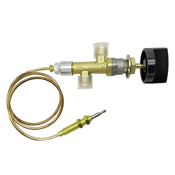 Комплект охранителни клапани за камина с пропановым газ с ниско налягане 5/8-18UNF (flash 3/8 инча)