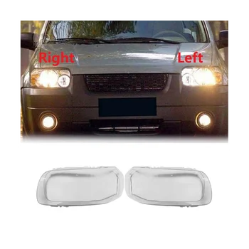 Корпус лявата фарове на автомобил, лампа, Прозрачна капачка за обектива, капачка фарове за Ford Kuga 2005 2006 2007