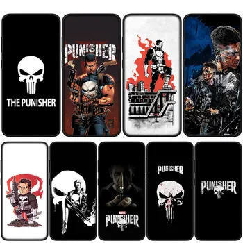 Мек Калъф Punisher Marvel за Xiaomi Poco X3 NFC X4 M2 M3 M4 Pro 4G M5 F3 C3 C40 GT 10T 11T 11 12 Калъф за вашия телефон