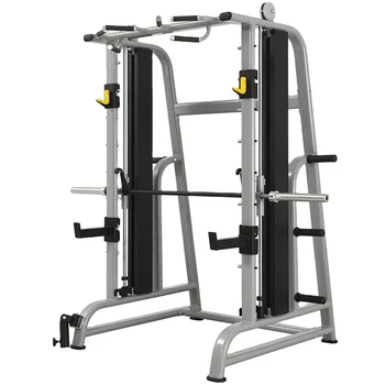 Многофункционална стойка за коремни преси Smith Machine Poder, Търговско обзавеждане за фитнес, домашни, упражнения за отпускане на мускулите, стойка за полуприседаний.
