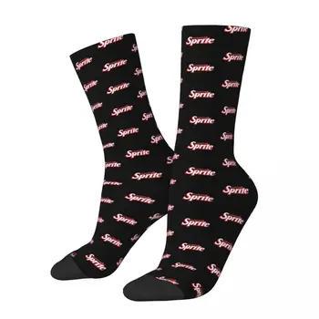 Модерни спортни чорапи Спрайт Cranberry, полиэстеровые чорапи със средна дължина, за унисекс, нескользящие