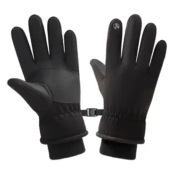 Мъжки зимни ръкавици Велосипедни ръкавици Топлинни ръкавици Ветроупорен непромокаеми ръкавици за сензорен екран Топли ръкавици за шофиране в студено време