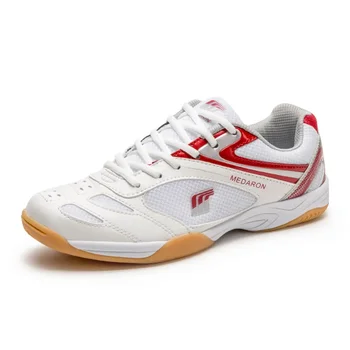 Мъжки обувки за тенис на маса, Червени, Сини Дамски спортни обувки за бадминтон, Улични мъжки волейболни Нескользящие професионални обувки