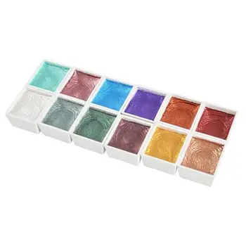 Набор от акварельных бои за възрастни 36 цветни акварельных бои Професионален набор от акварельных бои с 12 или 36 ярки цветове за начинаещи