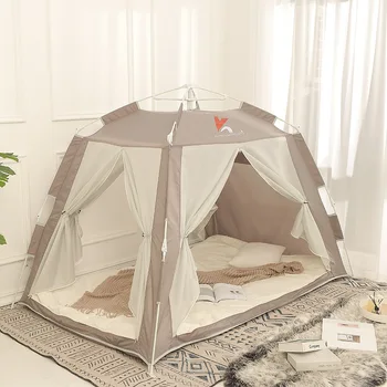 Напълно автоматична детска Зимна палатка-легло за възрастни, която Позволява да се Спи В помещението За задържане на топлината, Удебелена през зимата