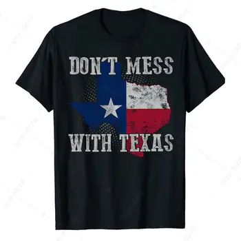 Не си правете шеги с американски тениски Texas, USA Proud Texas State Texans Tee Vintage
