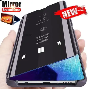 Огледален Флип калъф За Samsung Galaxy Note 10 9 8 360 Защитни Калъфи За Samsung S10 5G S8 S9 Plus A6 A8 Plus A7 A50 2018 Shell