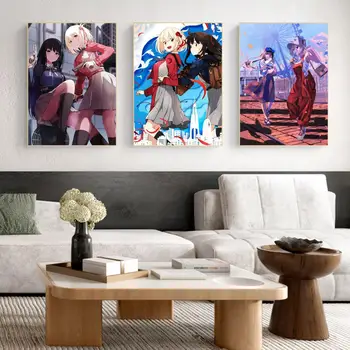 Плакат Lycoris Откат с самоклеящимся художествен плакат, щампи върху бяла хартия, плакати, естетически произведения на изкуството, стенописи