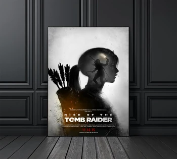 Плакат с игра на Rise of the Tomb Raider Украса за дома стенописи (без рамка)