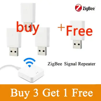 Повторител на Сигнала на Hristo ZigBee USB-Удължител Zigbee За Сензори Zigbee се Разширява на 20-30 М Съвместим Gateway ZigBee Smart Home Automation