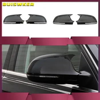 Подмяна на Капаци на Огледалата от Въглеродни Влакна Черен Цвят B8 8K за S4 Audi A4 A5, S5 A6 S6 A8 S8 Q3 SQ3 D3 A3 8P 4F C6