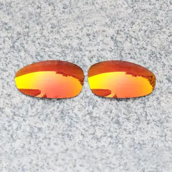 Подобрени поляризирани лещи E. O. S за слънчеви очила Oakley Juliet - огнено-червено огледало с поляризация