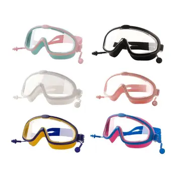 Професионални очила за плуване с берушами, детски очила за плуване, фарове за очила за плуване, с ясно зрение, Очила за плуване