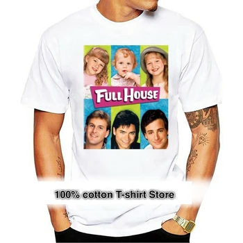 Пълна Къща 90-те ТВ Забавна Тениска Мъжка Тениска