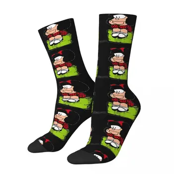 Ретро за 2 slr мъжки чорапи Mafalda с мультяшными комиксами унисекс стил харадзюку с принтом Crazy Crew Чорап в подарък