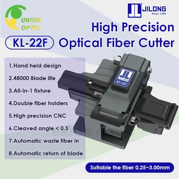 Ръчна машина за висока точност влакна секира JILONG KL-22F, Инструменти за рязане на оптичен кабел, 16 аспекти на острието