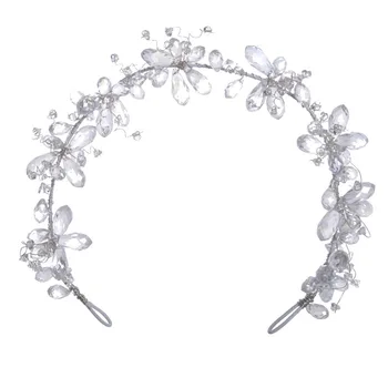 Сватбена Тиара Прическа е Crystal Crown Принцеса Сватба Кристален превръзка На Главата Сватбени Декорации За Сватбени Аксесоари за Коса