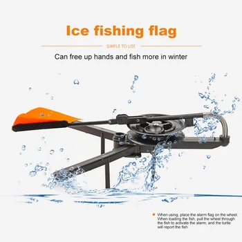 Сгъваема платформа за подледного за ловене на риба с отметка-маркер Триъгълна платформа за подледного за ловене на риба Аксесоар за лед риболов