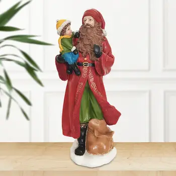 Статуи на Йосиф и Бебето Исус, статуетки от солидна колекция молитви, духовни, за настолен декор, нов дом, Коледа