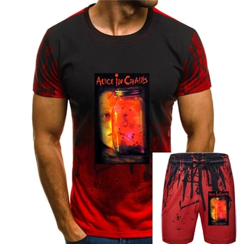 Тениска Alice In Chain JAR OF FLIES с нов автентичен и лицензиран дизайн отпред и отзад (1)