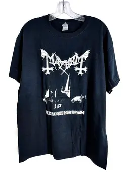 Тениска Mayhem - De Mysteriis Dom Satahanas * L * Darkthrone Bathory Gorgoroth